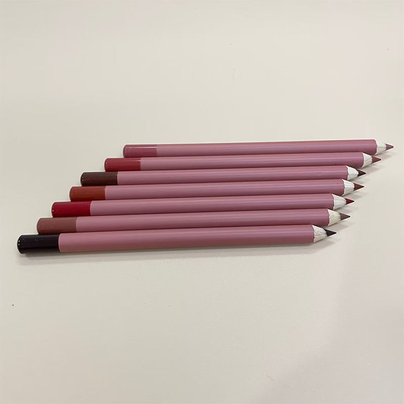 Matte Lip Liner Set with 8 Colors for Lasting Definition and Color