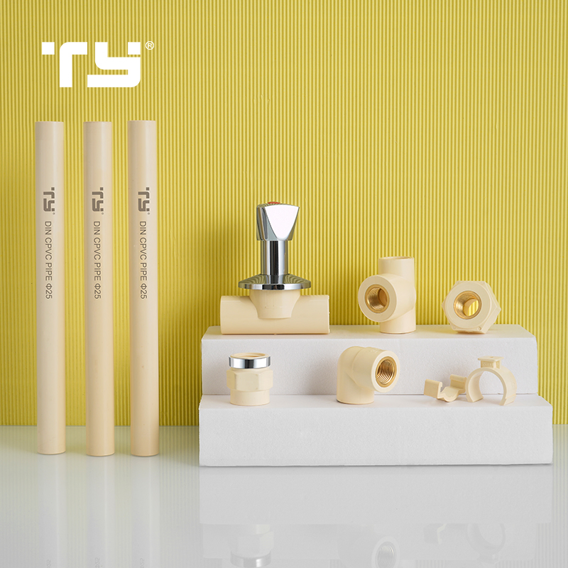 High Pressure CPVC DIN Standard Pipe Tube Fittings Equal Tee