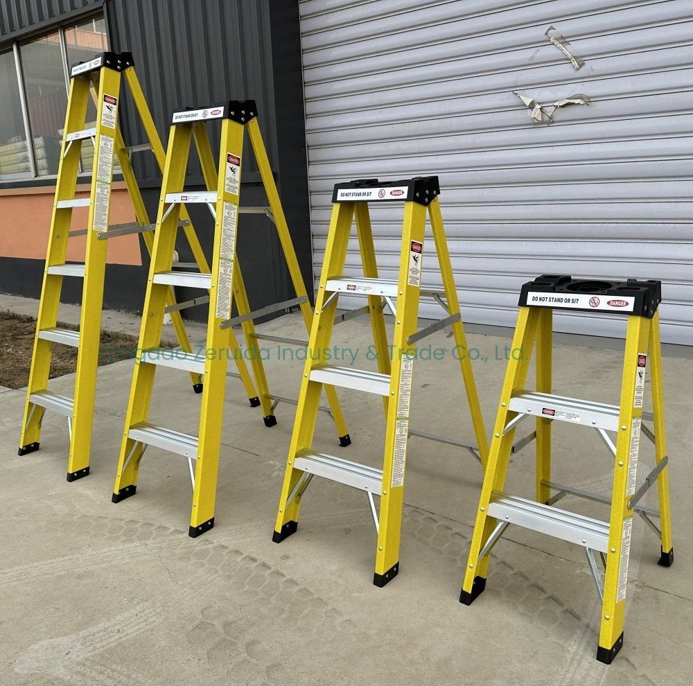2-Year Warranty Top Quality Fiber Glass Ladder with The Lowest Price