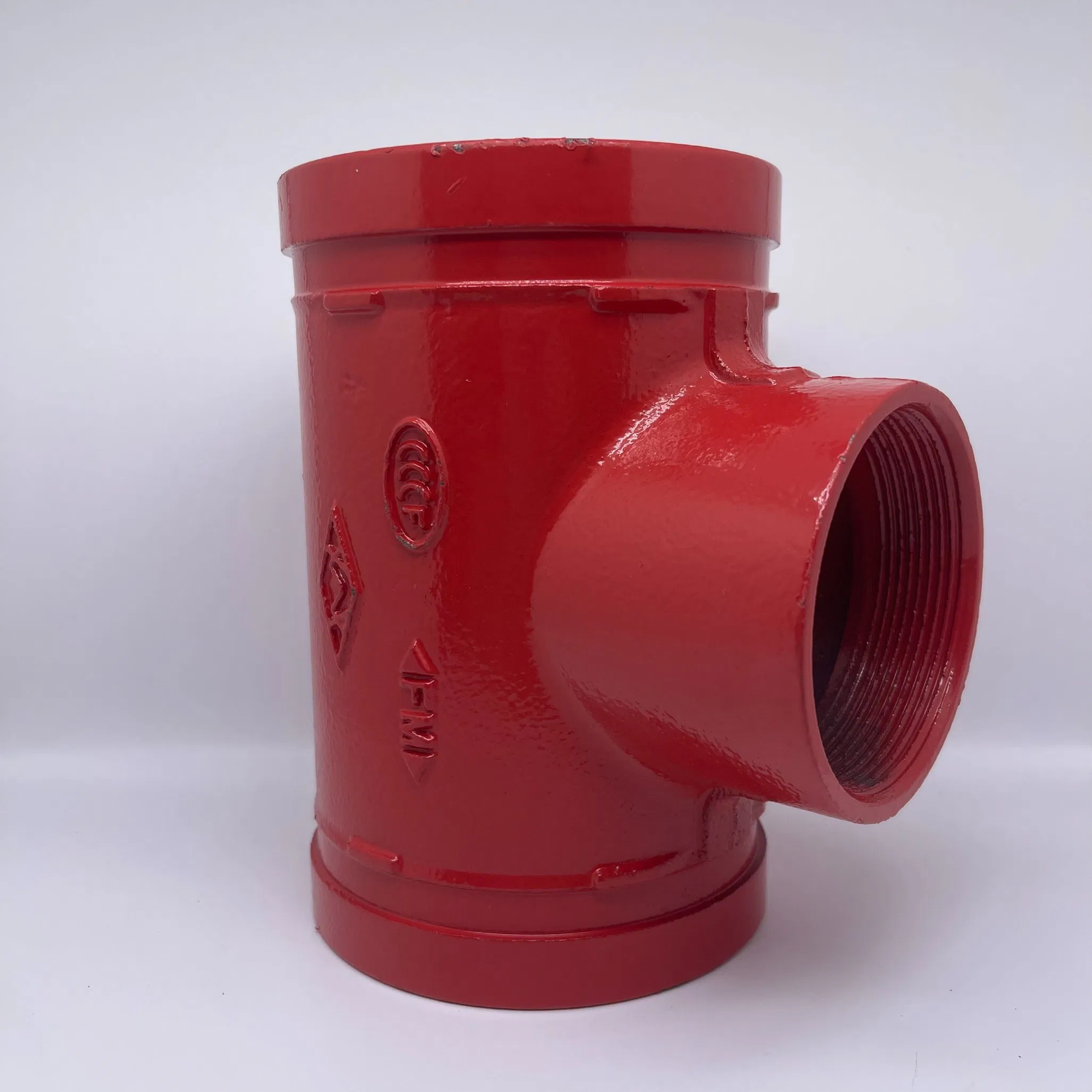 Made in China Price Ductile Iron Grooved Plumbing Pipe Fittings Tee Cross
