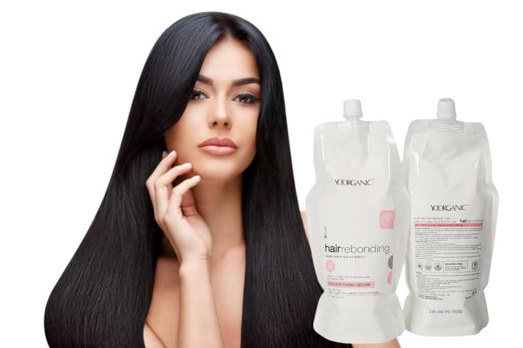 Professional Salon Use Permanent Hair Straightening Hair Perm Lotion Private Brands Keratin Hair Perm for Women