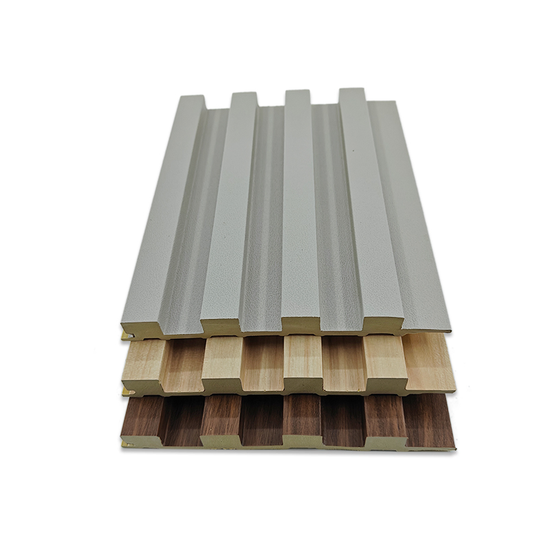 3D Interior Contemporary Decorative Waterproof Composite Solid Fluted Great Wall Panels WPC