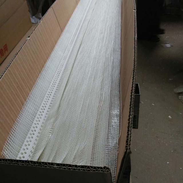Flexible Perforated PVC Corner Bead with Fiberglass Mesh Angle Bead