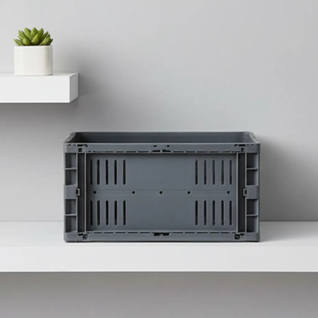Durable Factory-Specific Folding Crate for Efficient Storage Solutions