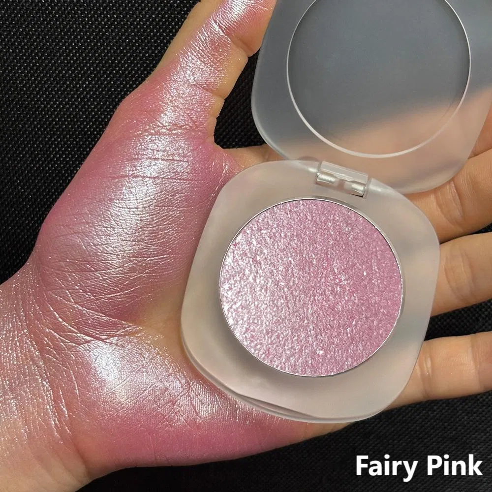 Vegan Highlighter Private Label High Pigment Highlight Pressed Powder Custom Makeup Glitter Highlighter Cosmetic