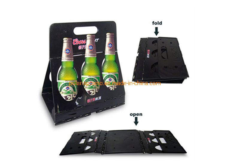 Plastic Foldable Beer Tray Bottle Holder