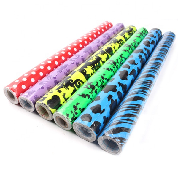 PVC Self Adhesive Foil Flocking Adhesive Plastic Film Rolls Contact Paper Velvet Film Gift and Floral Wrapping Films with Good Price