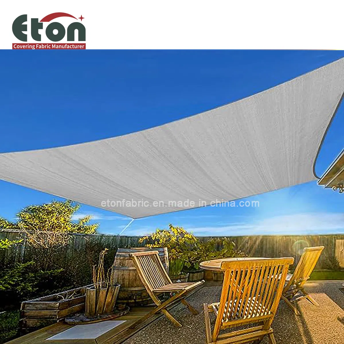 Square Sun Shade Sail for Outdoor Roof, Courtyard, Windows