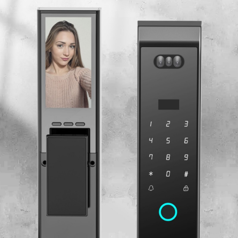 Smart Door Lock with 3D Intercom and Biometric Access Control