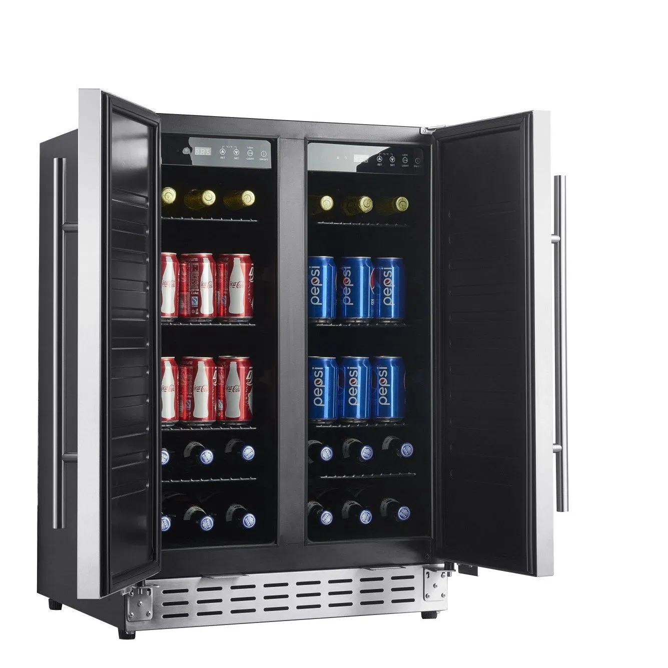 125L Stainless Steel Door Wine and Beverage Cooler