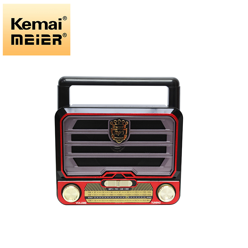 Portable Wooden Retro Radio Wireless Speakers HiFi Stereo Am/FM Radio