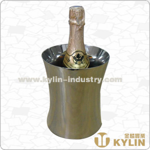 Lovely Mini Paunch Aluminum Ice Bucket