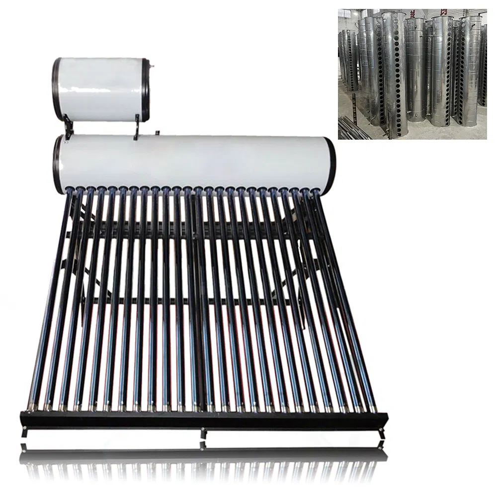 Солнечный водонагреватель 150 л с медным змеевиком