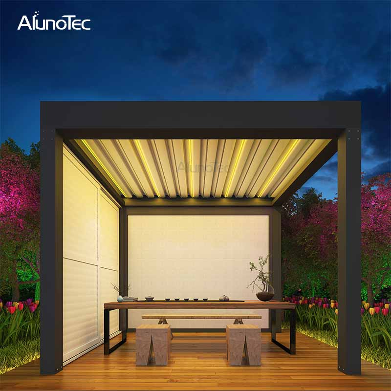 2020 Hot Sale Electric Pergola with Blind