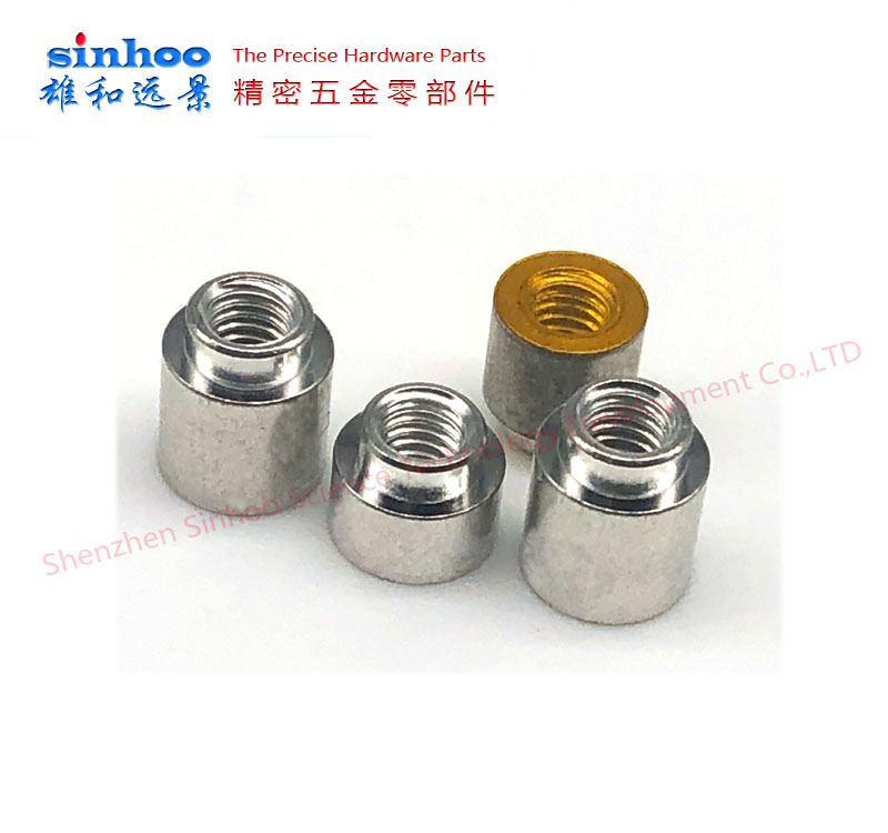 PCB Standoffs, Weld Nut, Smtso-M3-6.5et, Solder Nut, Stock on Hand, Brass/Reel