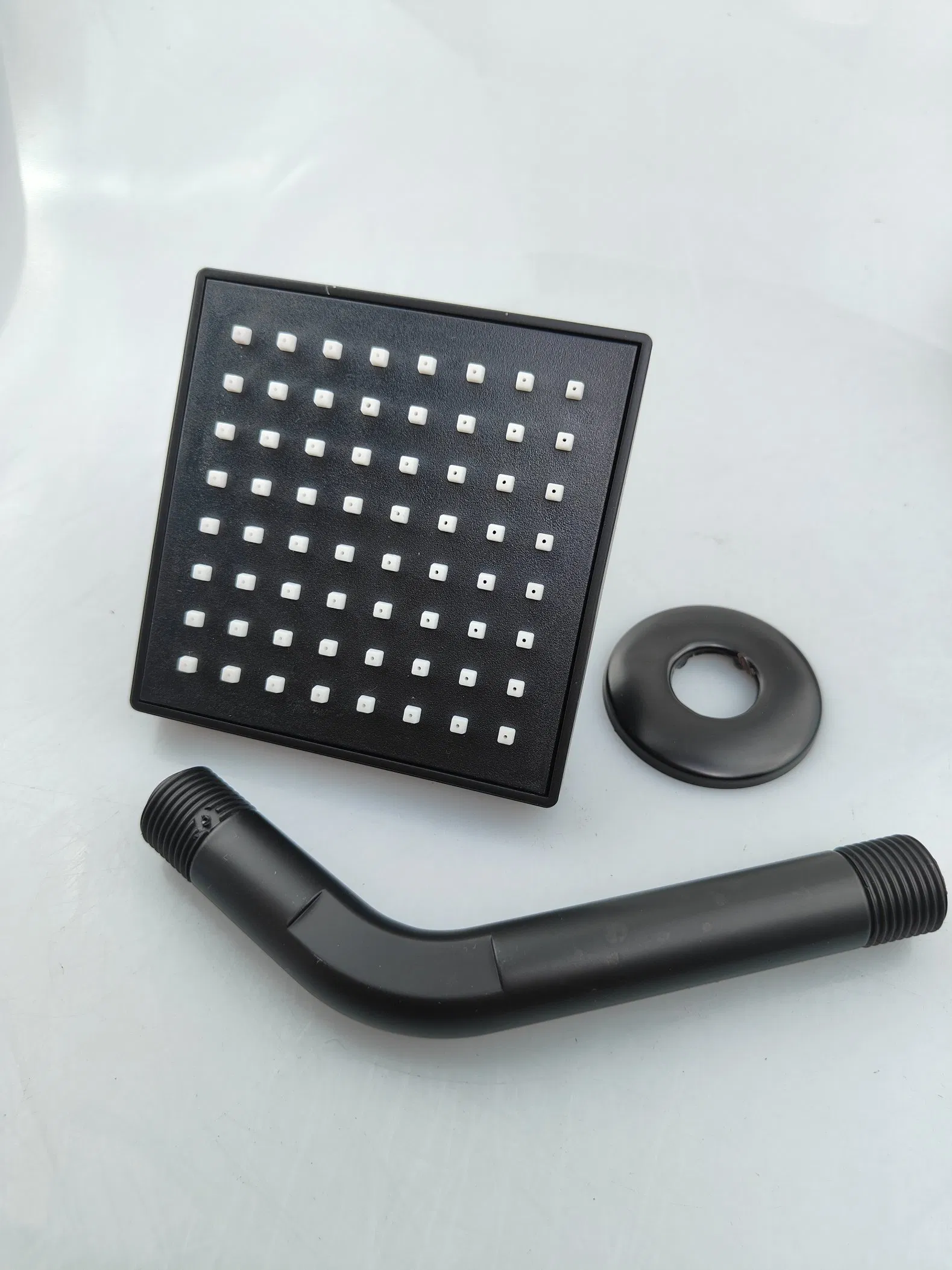 Sanitary Wares Black ABS Shower Head and Handle Shower Set