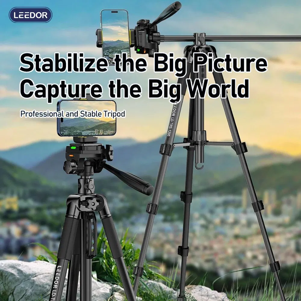 360° Panoramic Shooting Selfie Stick Tripod All-Angle Capture with Stable Support