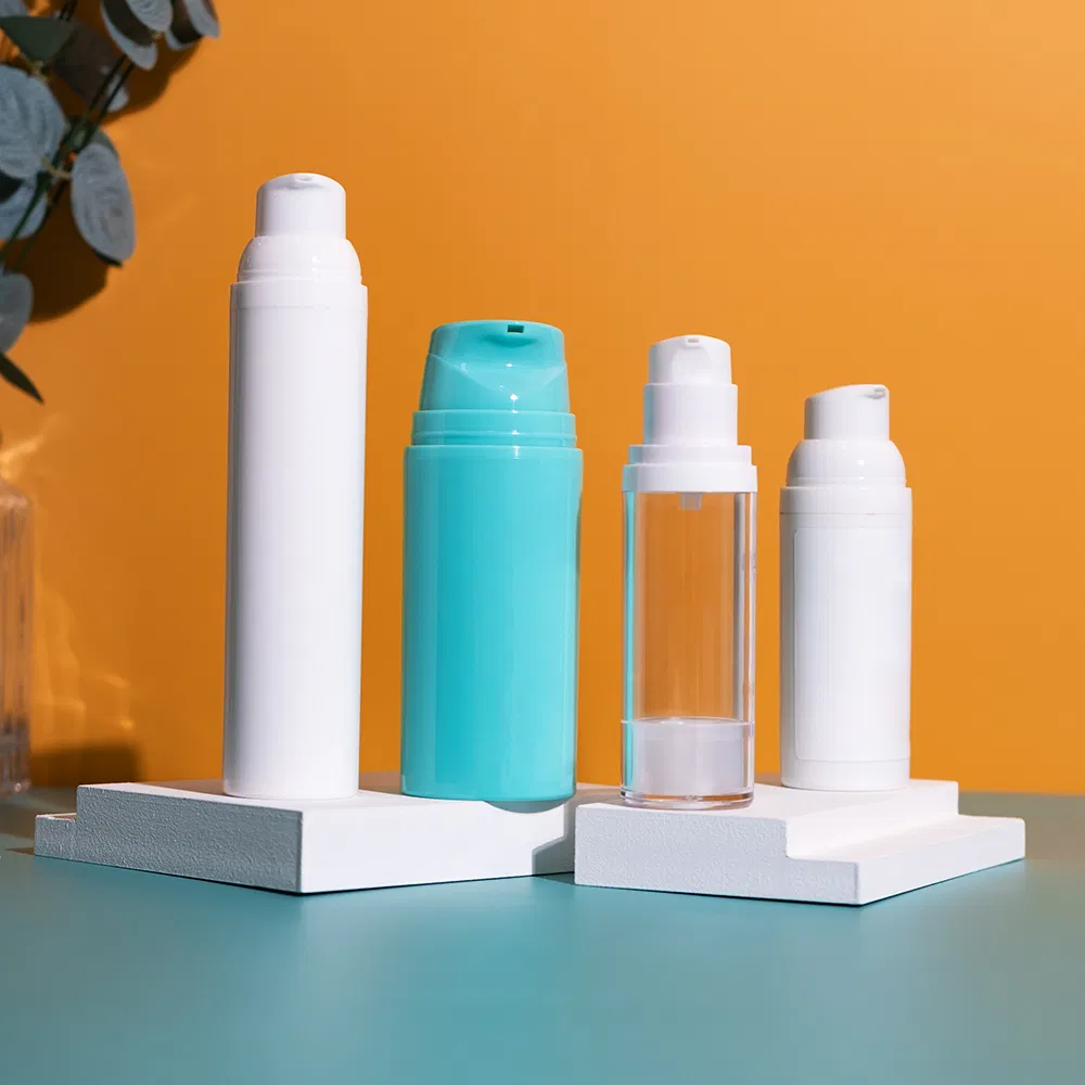 Factory 15ml 30ml 50ml 75ml 100ml Empty Recyclable Refillable High Quality Face Skin Care as Airless Pump Vacuum Bottle with Lotion Pump