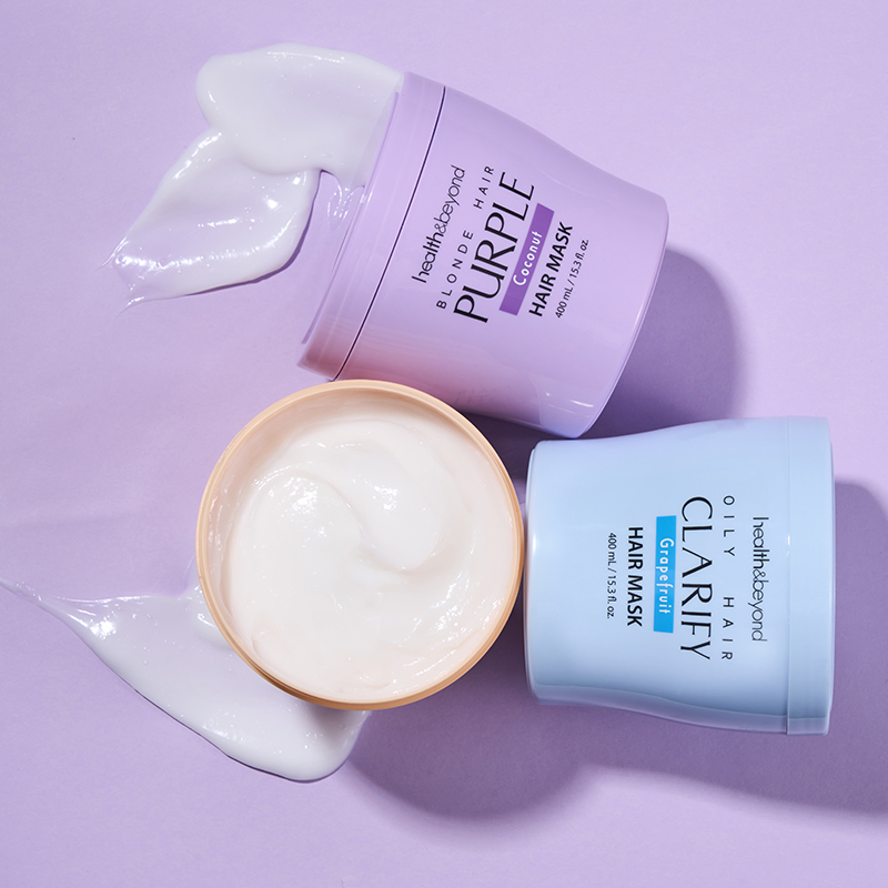 Best Selling Make Silver Gray Hair Look More Natural Remove Brassy and Straw Colored Highlights Purple Hair Mask