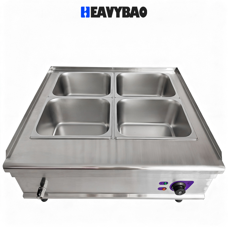 Heavybao Factory Direct Hotel Electric Bain Marie Food Warmer Container with CE RoHS