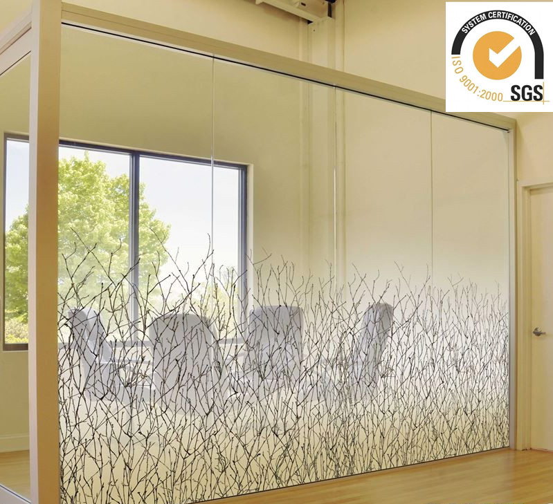 Free Sample UV Printed Gradient Film for Laminating Glass