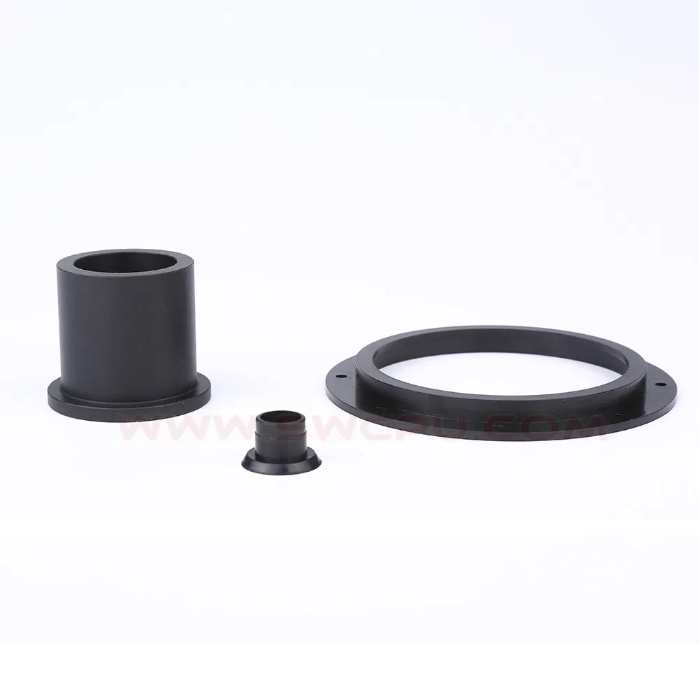 OEM Molding Nylon Pipe Tube Liner / PVC Plastic Flange Insert Bushing Sleeve
