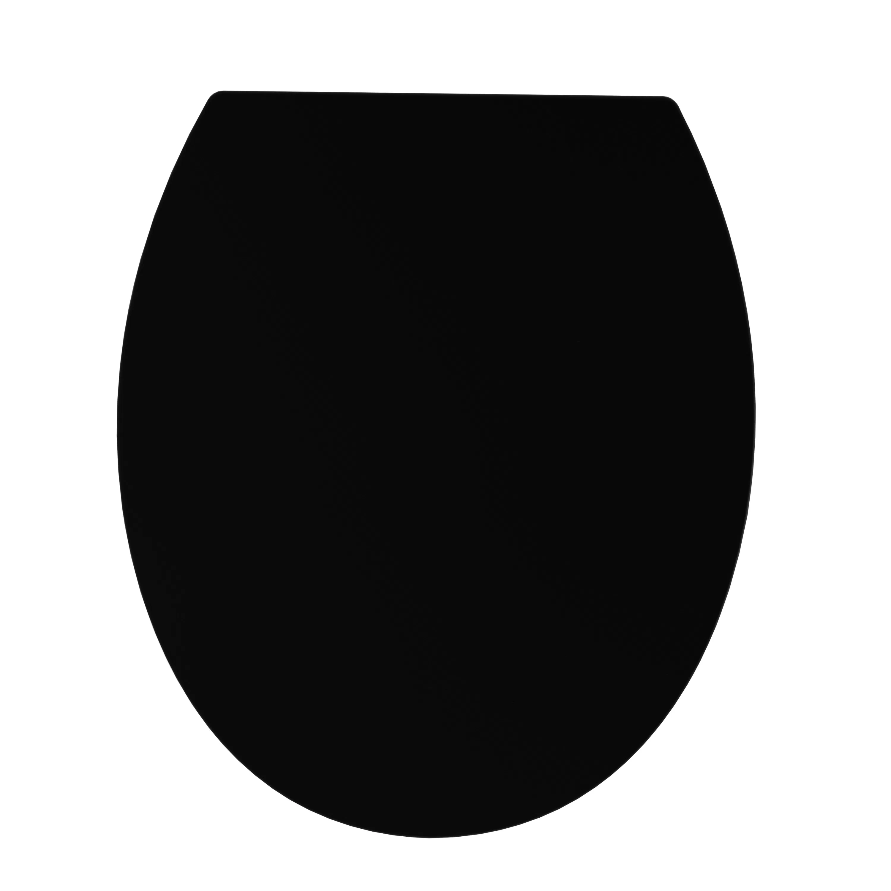 Matt Super Ultra Slim Design Fits Most EU Pans Black Toilet Seat