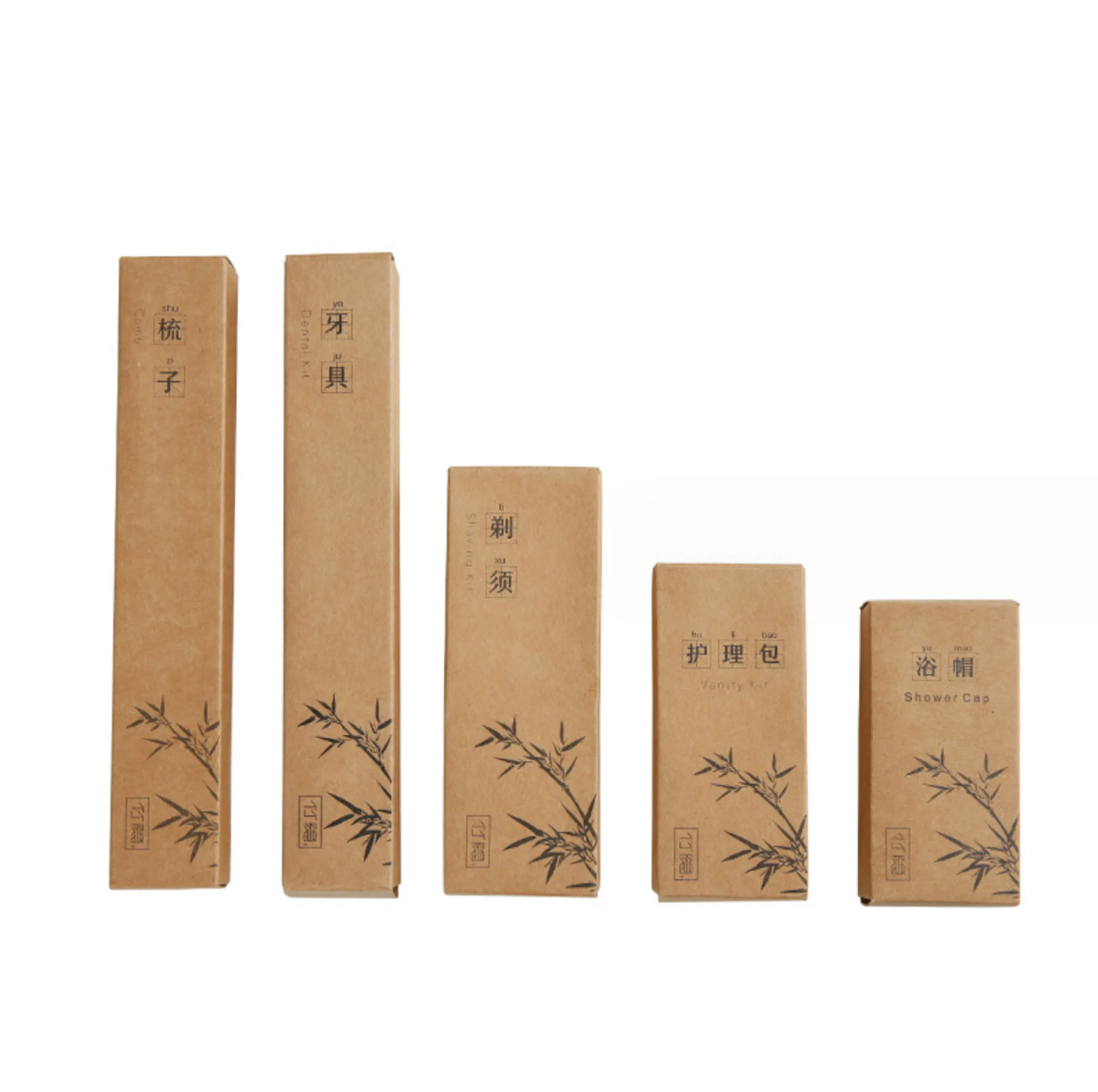 Hotel Bathroom Toiletries Sets in Kraft Paper Box