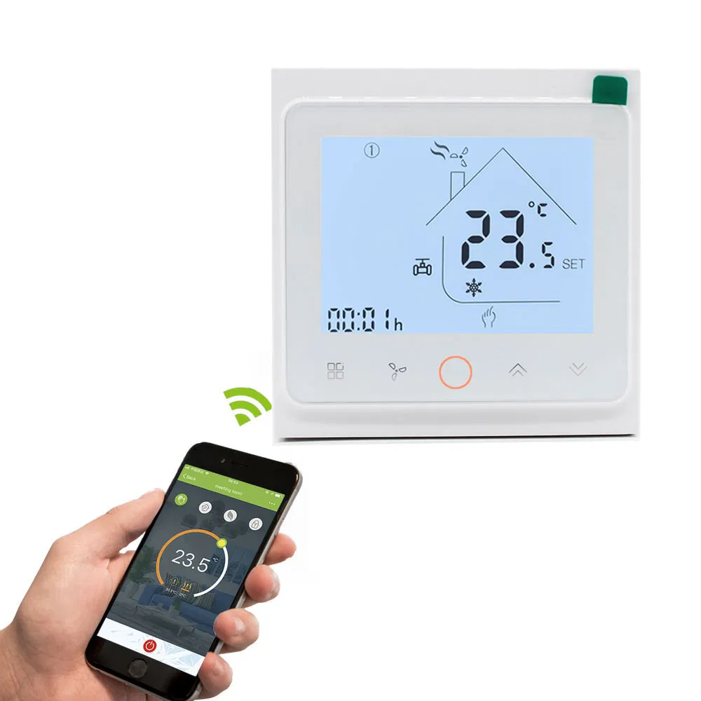 Smart Expo WiFi Control Fcu 3 Speed Fan Coil Room Thermostat