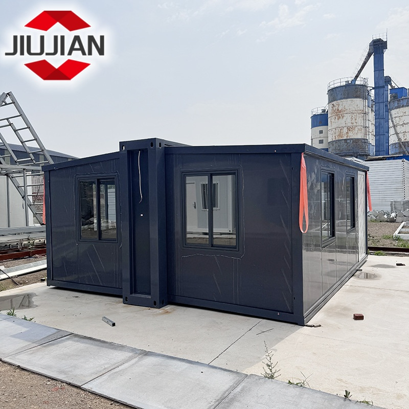 Prefabricated Tiny Foldable/Folding/Fold Steel Structure Movable Modular Luxury Prefab Mobile Living Expandable Shipping Office Container House with 2/3 Bedroom