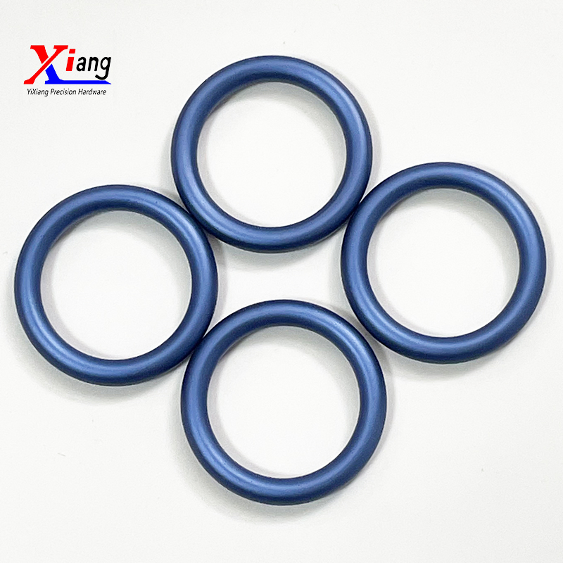 Customized Aluminum Ring Machining CNC Aluminum Machining with Surface Oxidation Color