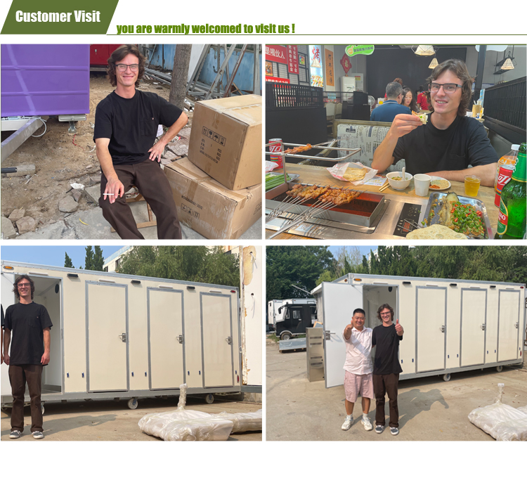 Commercial 2/3 Stall Public Toilet Portable Mobile Toilet