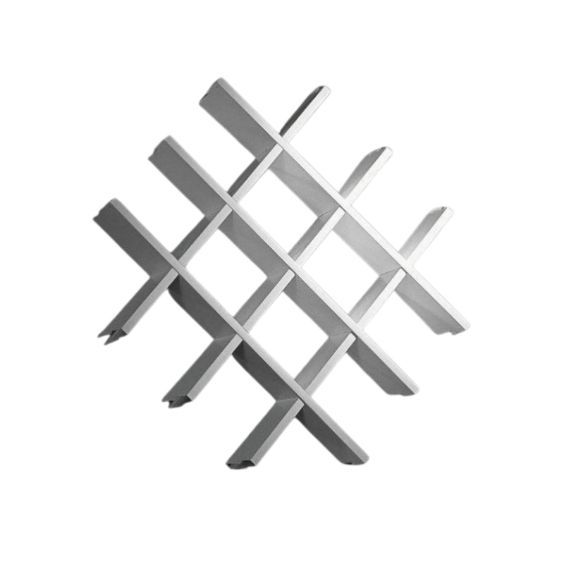 Heat Insulation Interior Use Fireproof T Bar Open Cell Aluminum Grid Ceiling