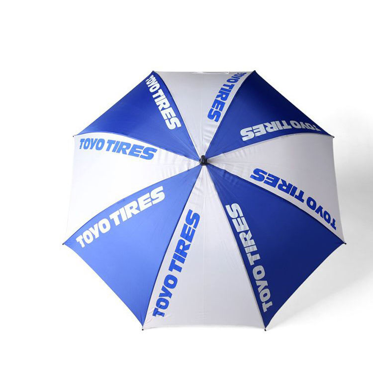 Windproof, sunny, and rainy advertising can be customized with a logo for car reverse double layer hands-free gift umbrella