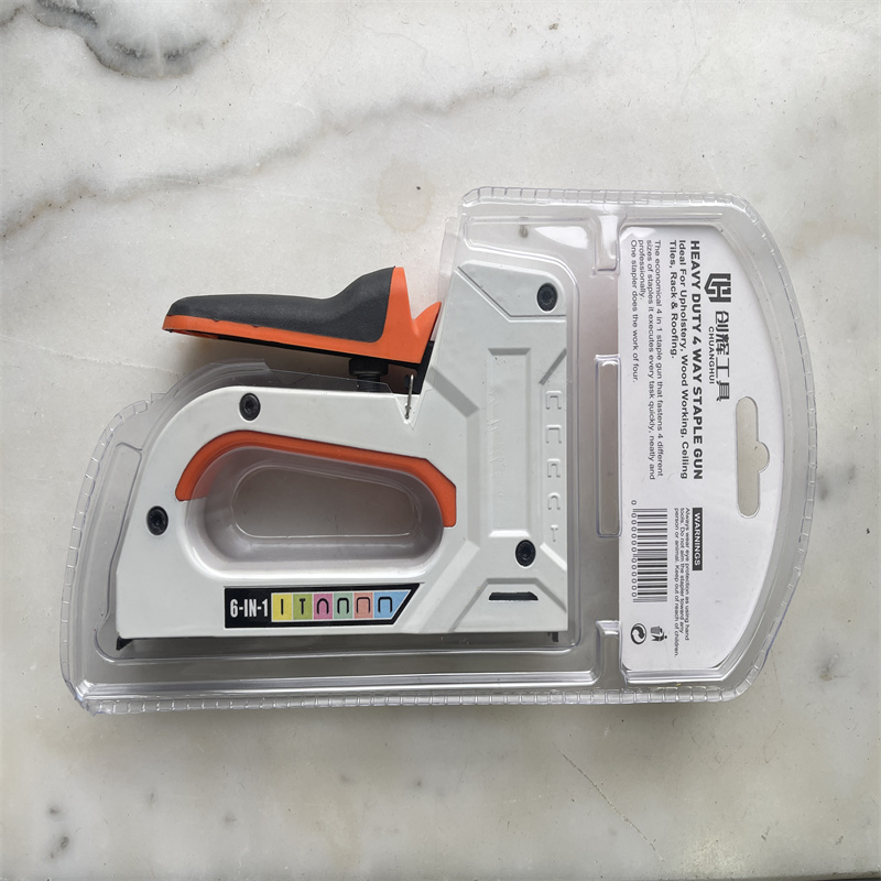 Heavy Duty Manual Steel Staple Nail Gun Fastening for Industrial