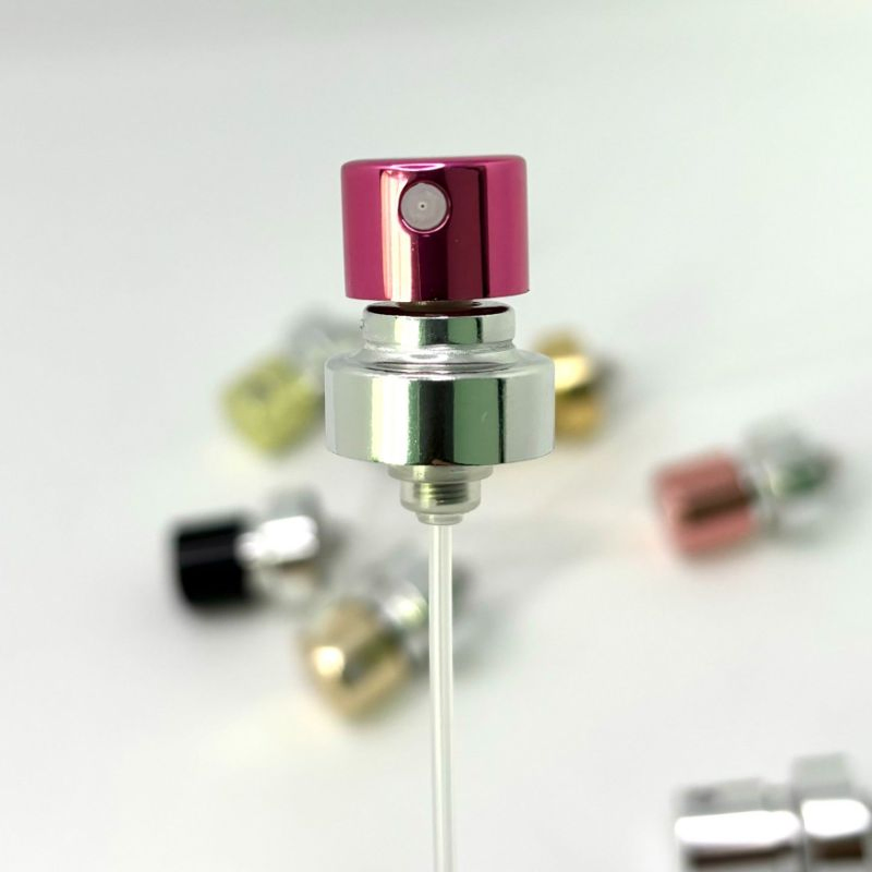 Aluminum Crimp Fine Mist Continuous Spray Pump for 15mm Caliber Perfume Bottle