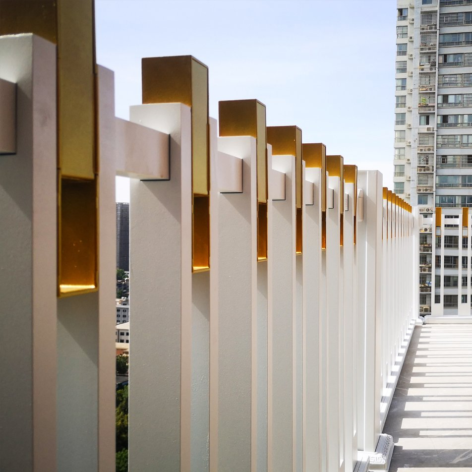 Durable Outdoor Balcony Railing - ISO9001 Approved Metal Electric Aluminum Fence