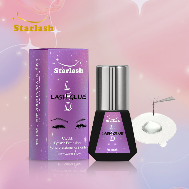 Custom Logo UV Lash Extension Glue Non Irritation or Allergic Lash Glue for Lashes