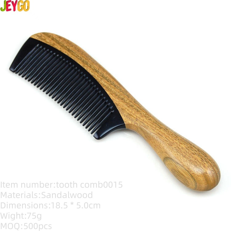 Own-Brand Vintage Natural Long-Handled Wooden Sandalwood Scent Hair Comb