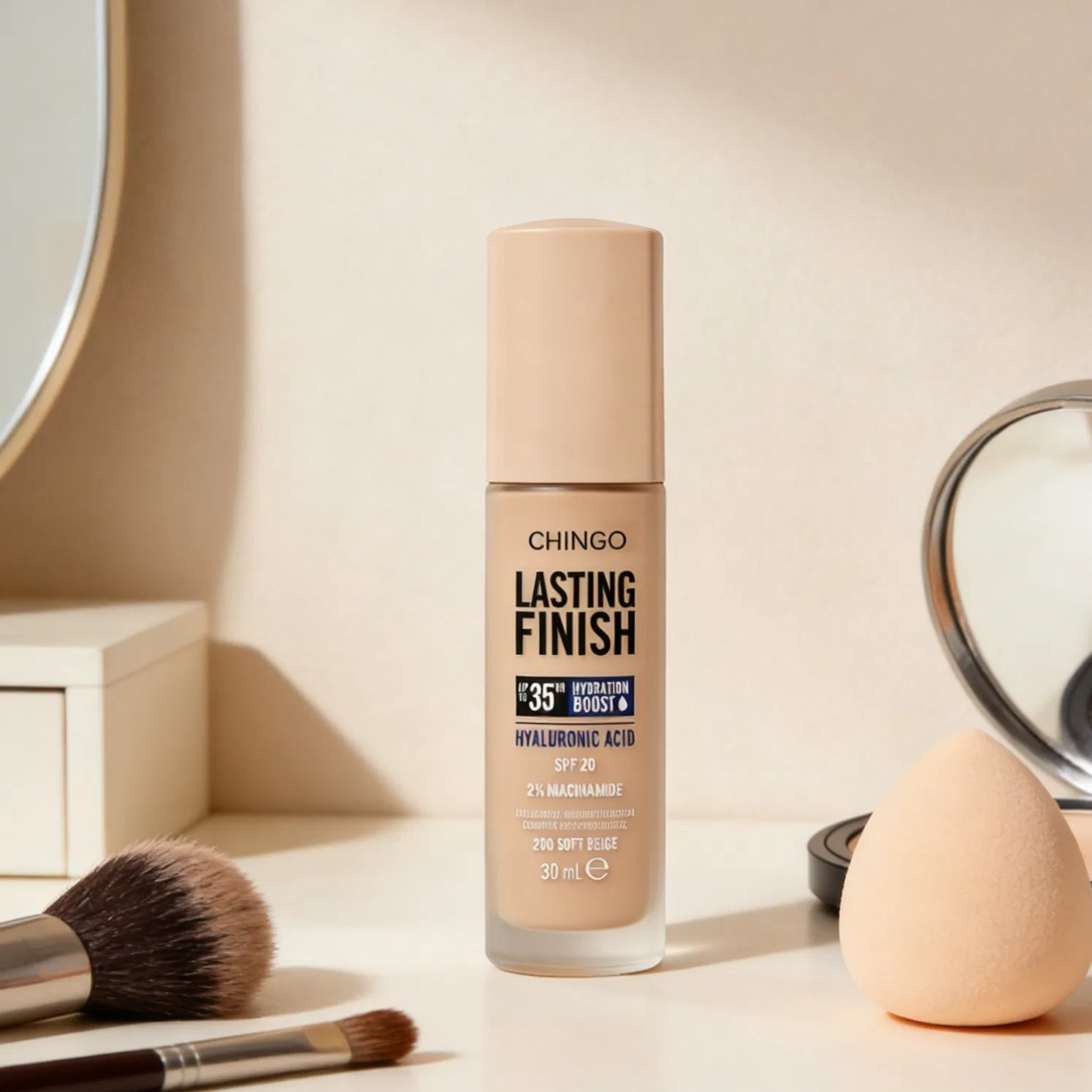 Plump Glowing Oil-Control Gentle Liquid Foundation