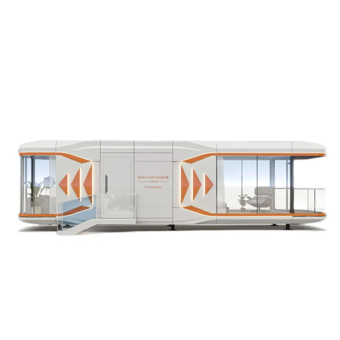Campsite Mobile Houses Soundproof Capsule Pods with Stargazing Roof Scenic Homestays Large Luxury Capsule Pods Original Capsule Manufacturer