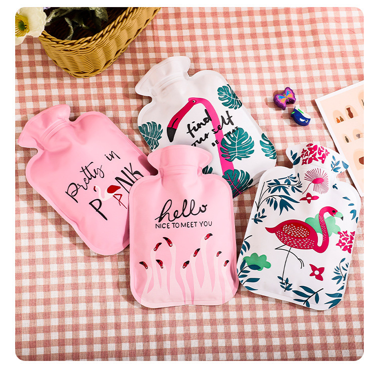 Cute Plush Cartoon Hot Water Bag Thickened Explosion-Proof Hand Warmer