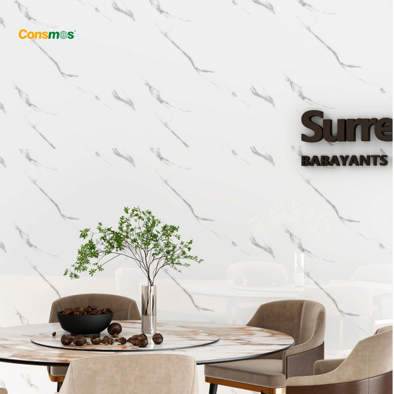 Modern Luxury 3D Wall Stickers Kitchen Wall Paper PVC Adhesive Wallpaper Waterproof for Walls