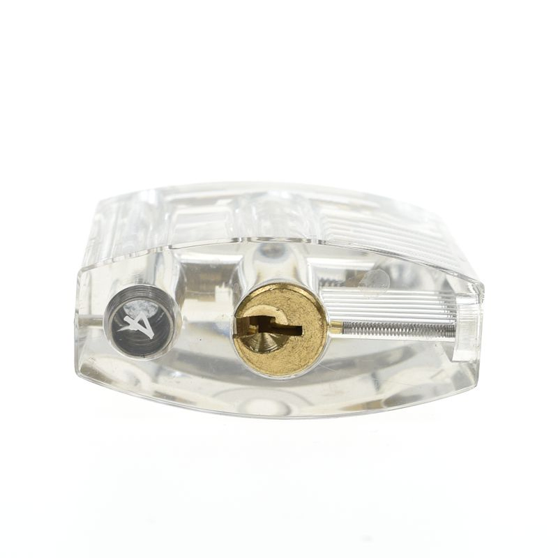 3PCS Practice Lock Clear Set Locksmith Training Transparent Padlocks (YH10021)