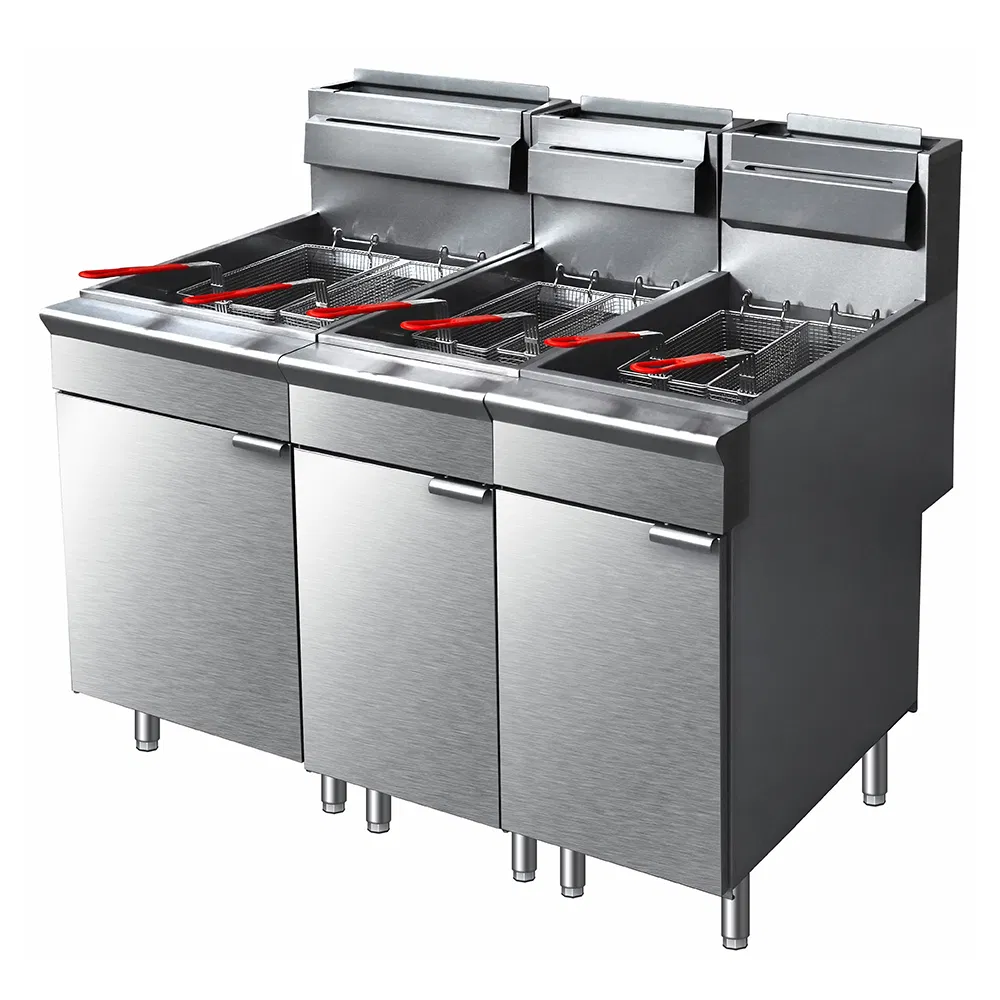 ETL Certificate Approved Commercial Gas Fryer Kitchen Appliance for Restaurant