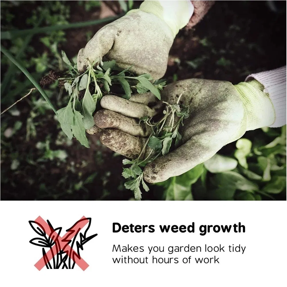 10PCS Tree Protection Weed Mats Ecological Control Cloth Mulch Ring Round Weed Barrier Plant Cover for Indoor Outdoor Gardens