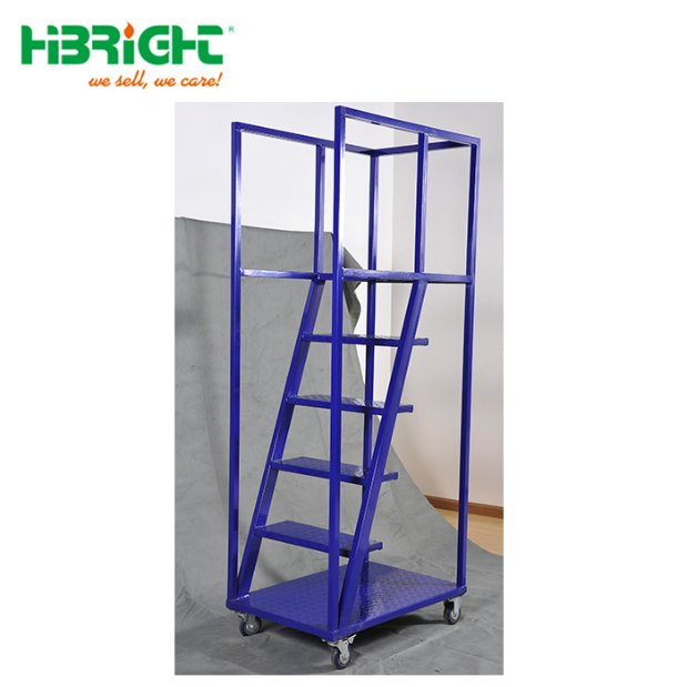 Metal Steel Demoutable Full Security Merchandise Pick Steel Ladder Truck