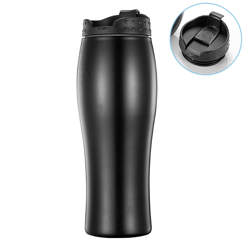 14oz Double Walls Stainless Steel Coffee Cup Tumbler Leakproof Lid