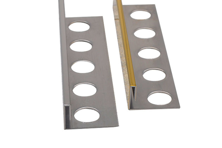 Foshan Low Price Wholesale Ceramic Tile Accessories Stainless Steel Profile Straight Lshape Tile Trim