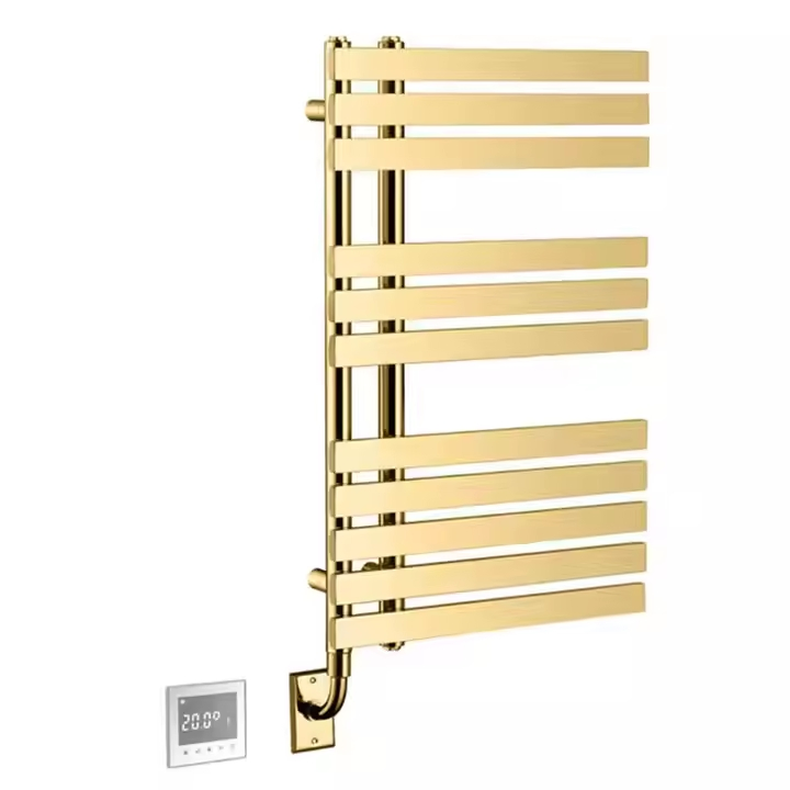 Modern Wall-Mounted Heated Towel Rack for Stylish Homes